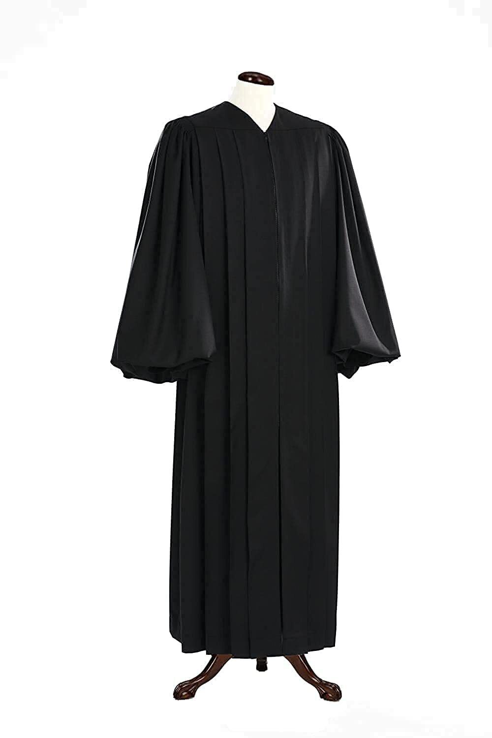 livsaucy Men Advocate Lawyer Gown Costume Solid Suit-picture-14