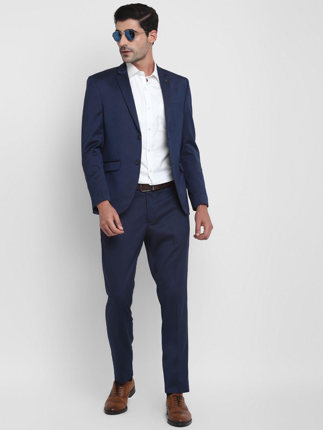 turtle Men 2 Piece Suit Textured Suit-picture-28
