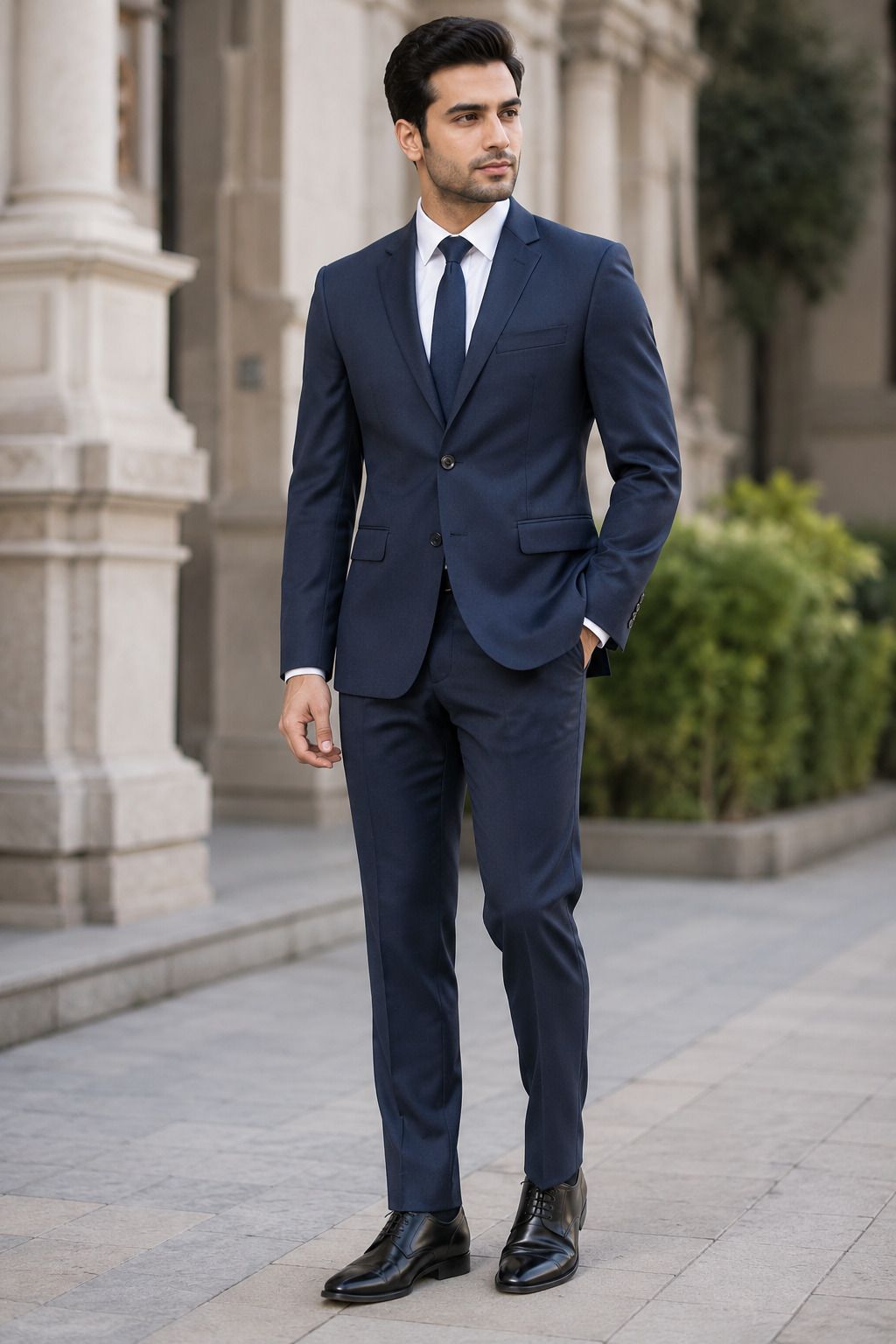 denigma Men SUIT Self Design Suit-picture-15