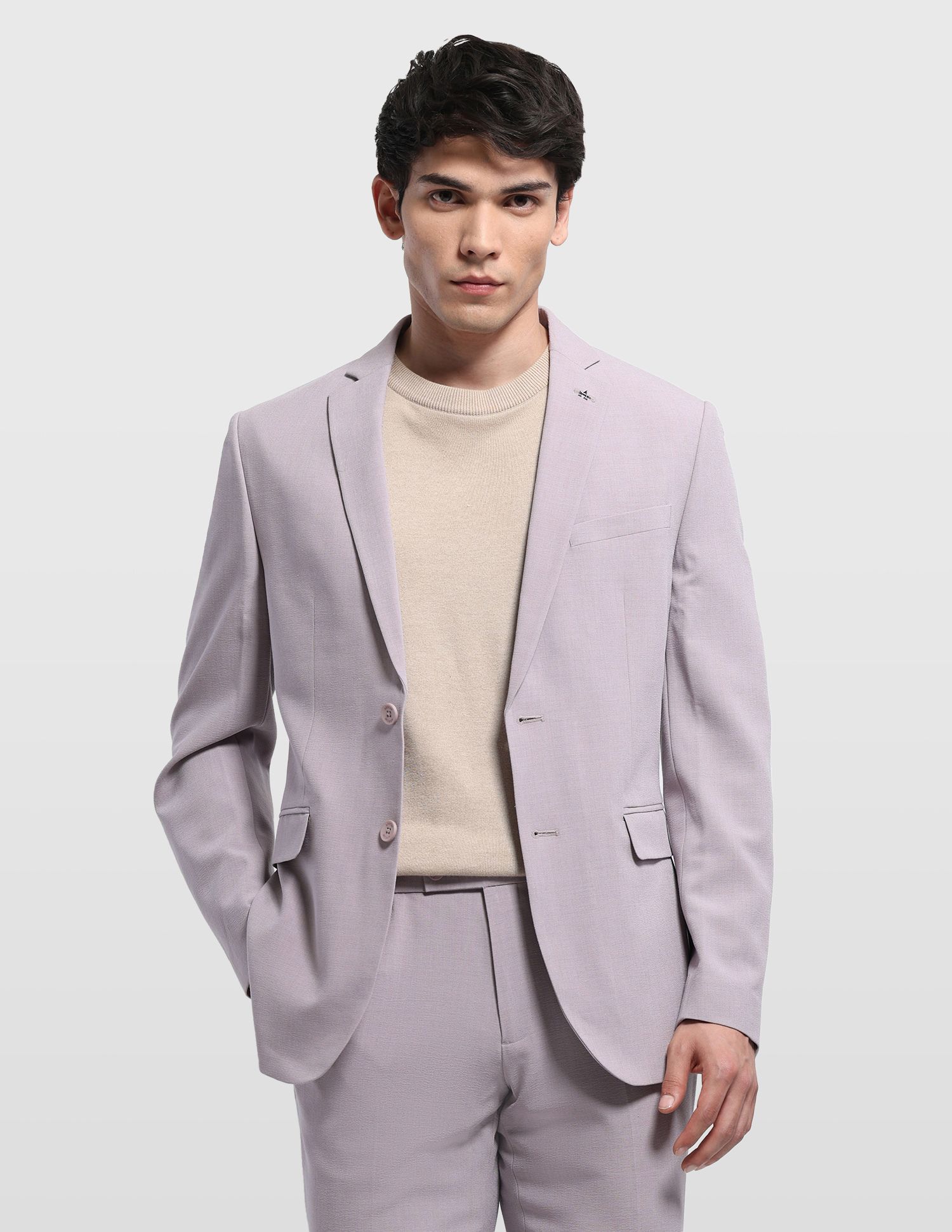 arrow Men Two Piece Self Design Suit-picture-36