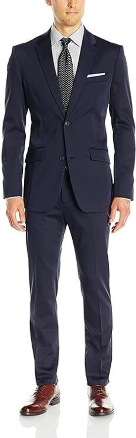 risani Men Single Breasted Complete suits size. Solid Suit-picture-16