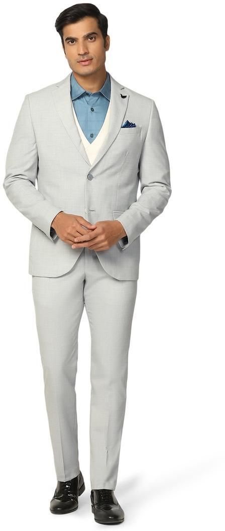 blackberrys Men Fitted Checkered Suit-picture-21