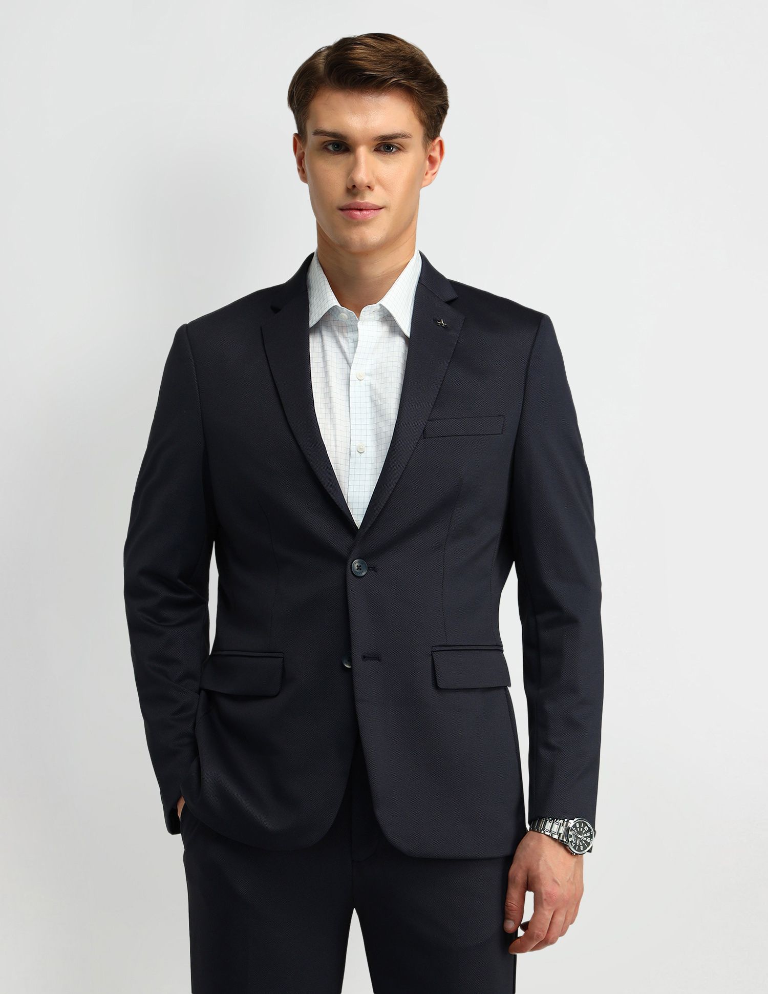 arrow Men 2-piece Solid Suit-picture-26
