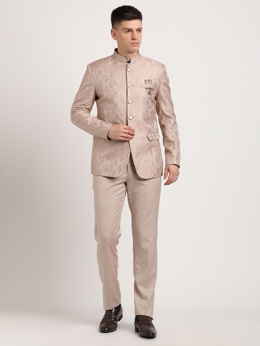 turtle Men 2 Piece Suit Self Design Suit-picture-21