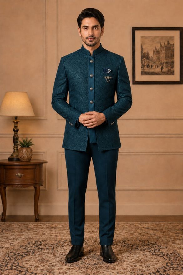 shanevar patna Men Tailored Embroidered Suit-picture-36