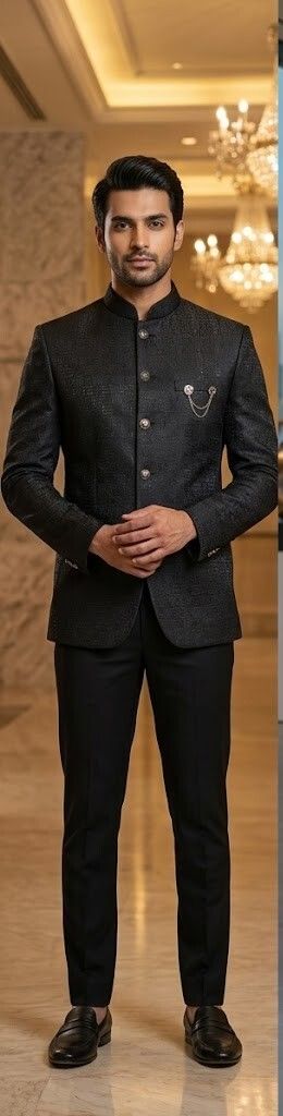 chanderivastra Men Jodhpuri Textured Suit-picture-48
