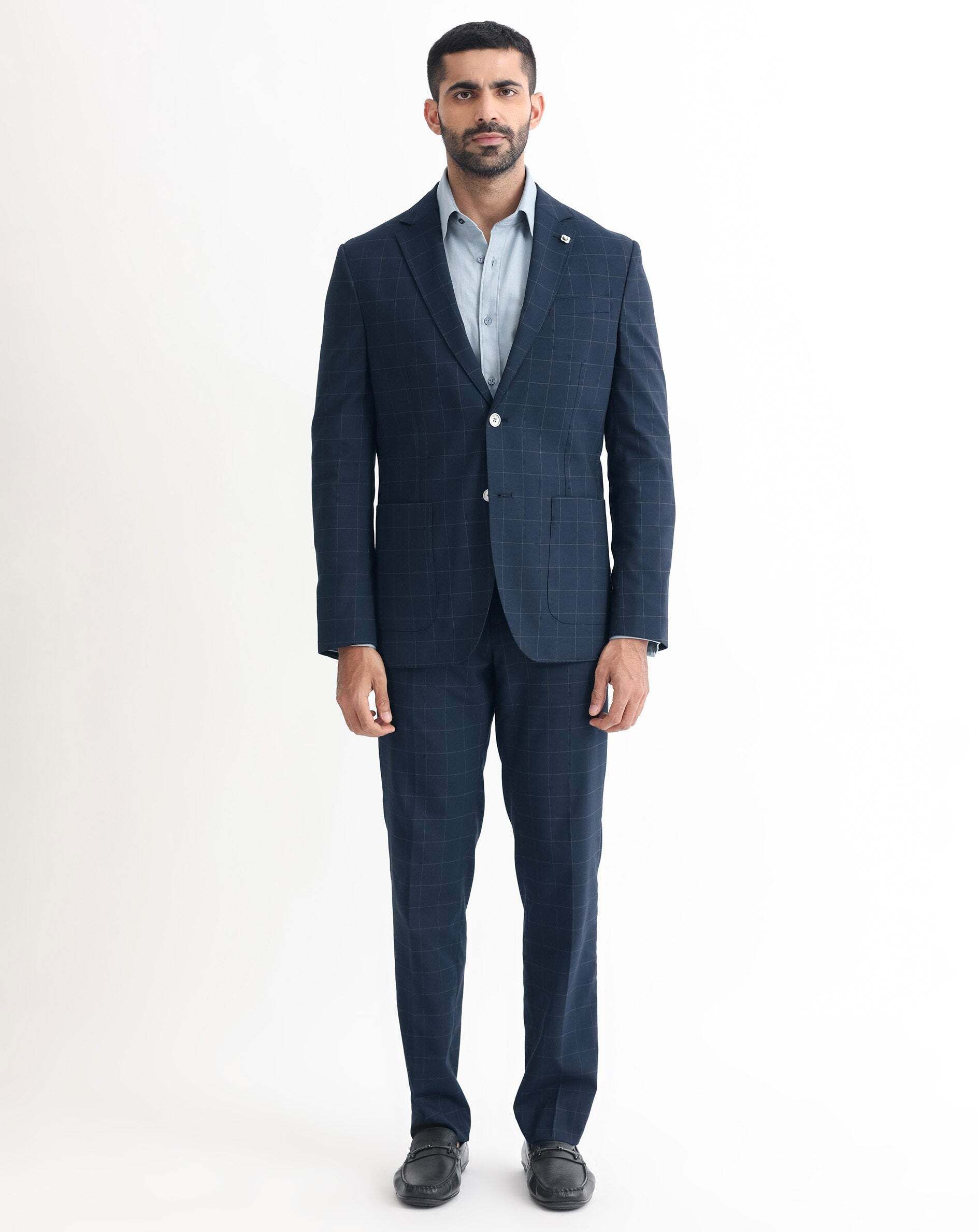 rare rabbit Men Suits Checkered Suit-picture-11