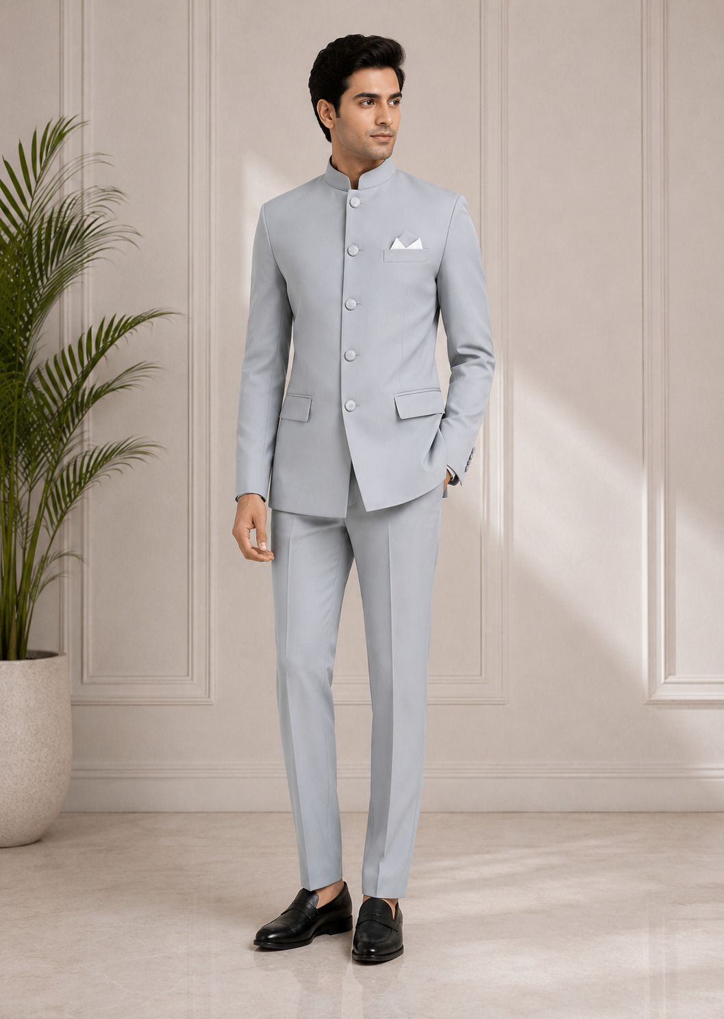 ethinix Men COAT PANT Solid Suit-picture-15