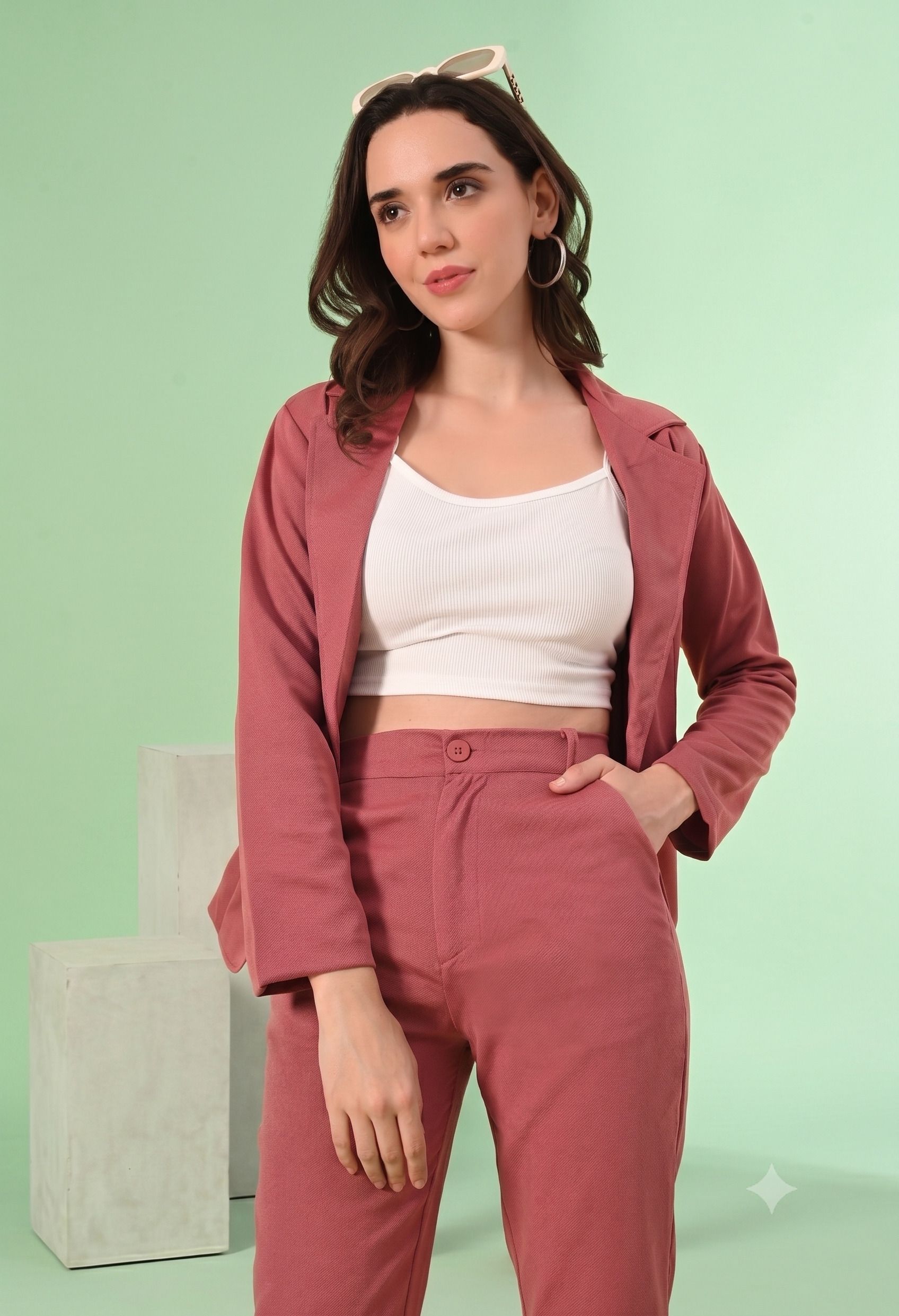 Women SUIT Solid Suit-image-47