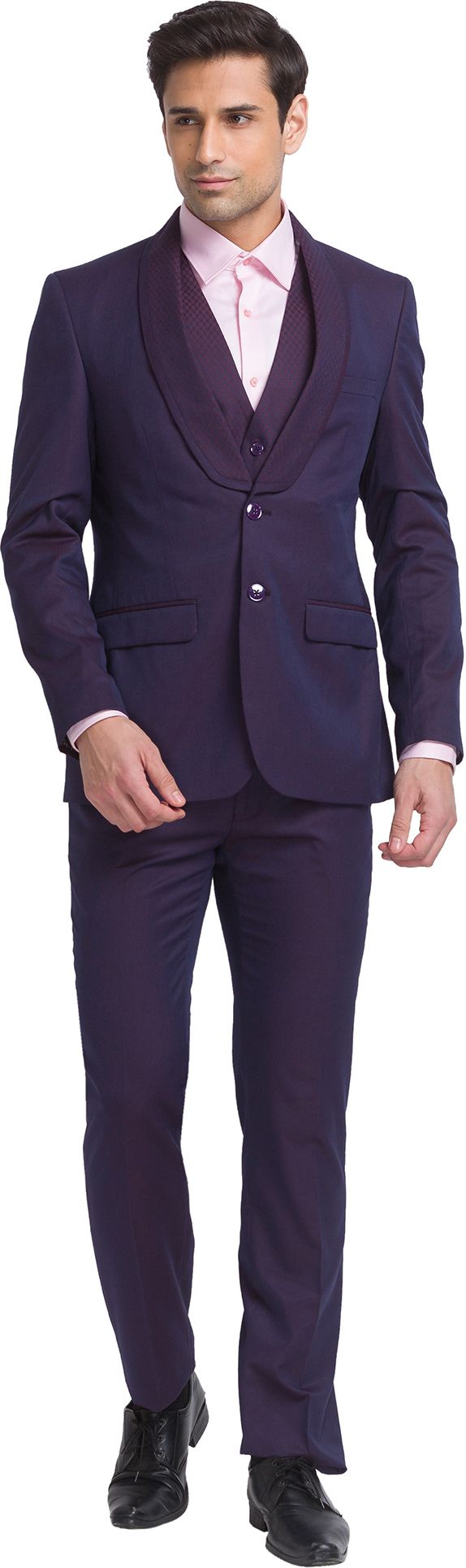 raymond Men 3 PC Suit Solid Suit-picture-16
