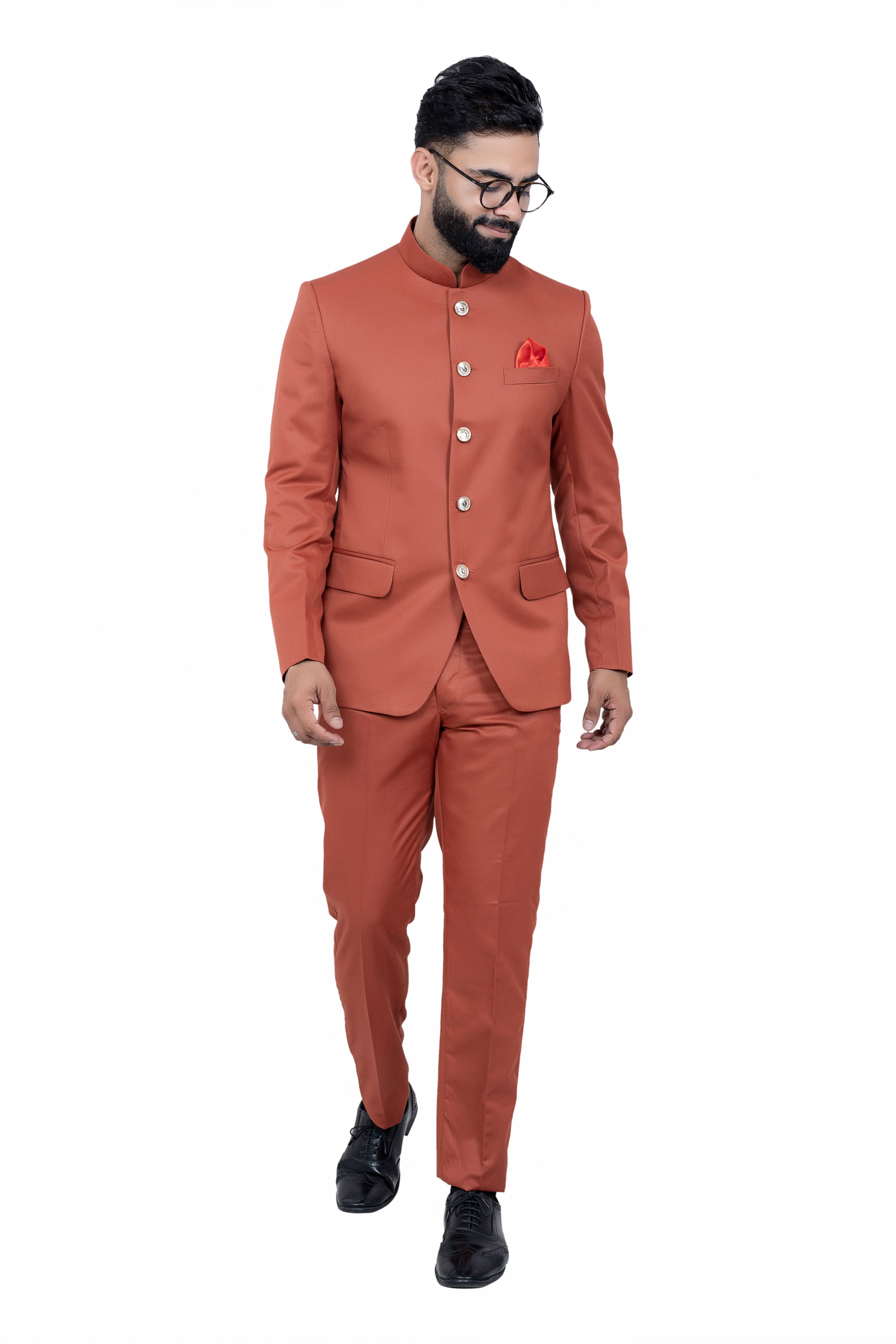 aljaami Men jodhpuri bandhgala Solid Suit-picture-40