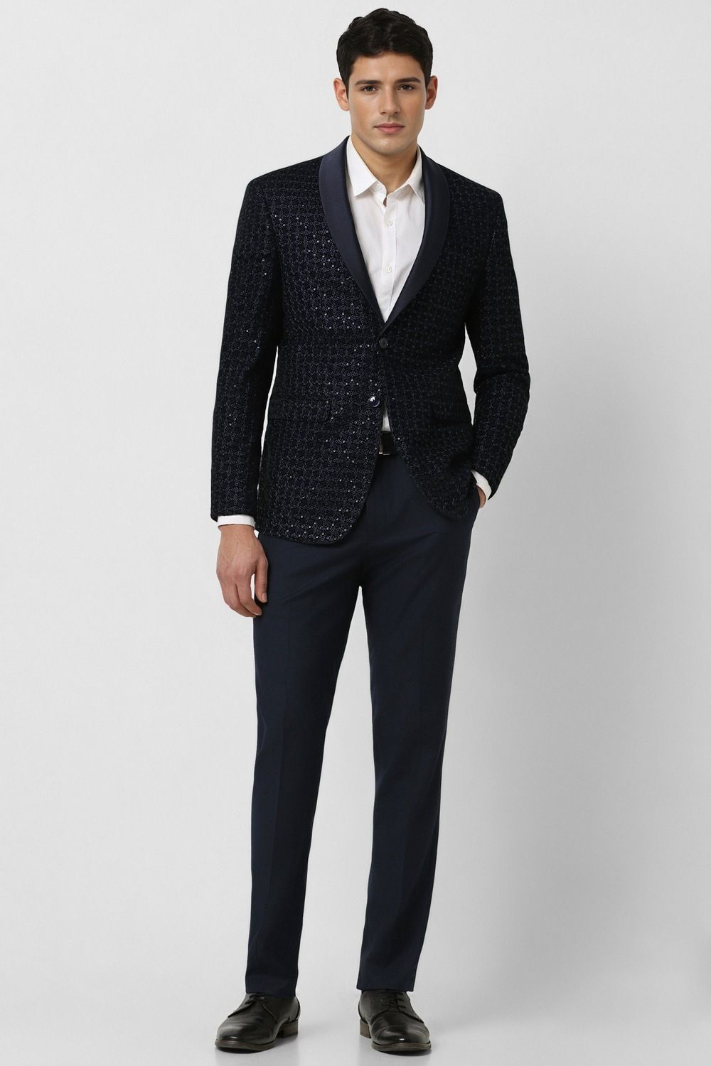peter england Men Suit Solid Suit-picture-14