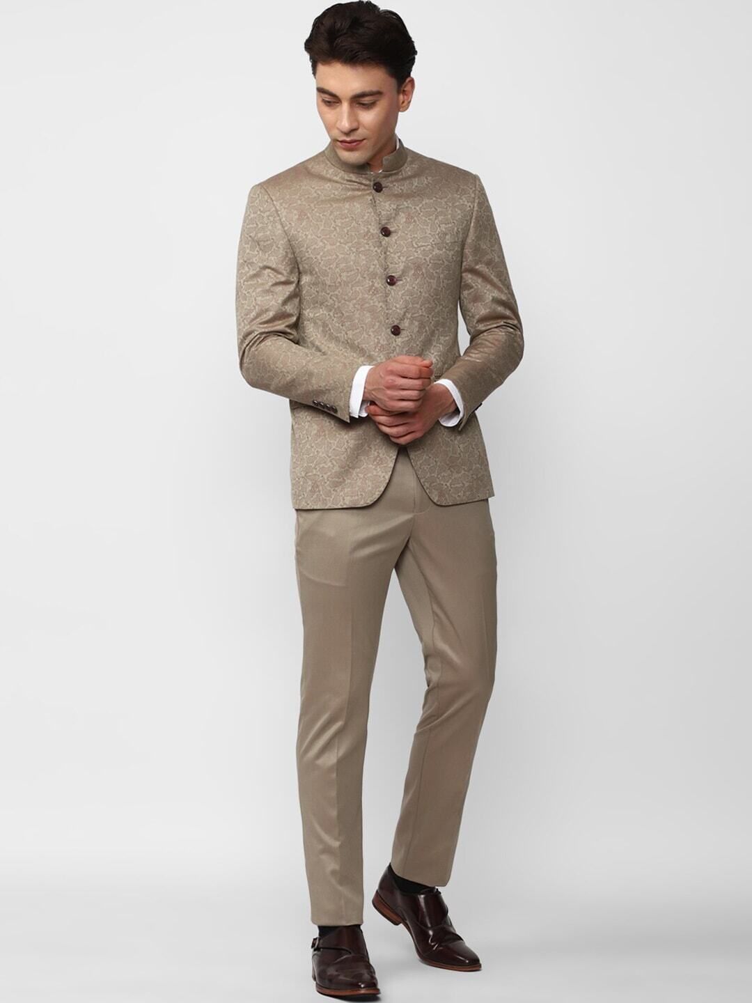 Men 2 Piece Suit Printed Suit