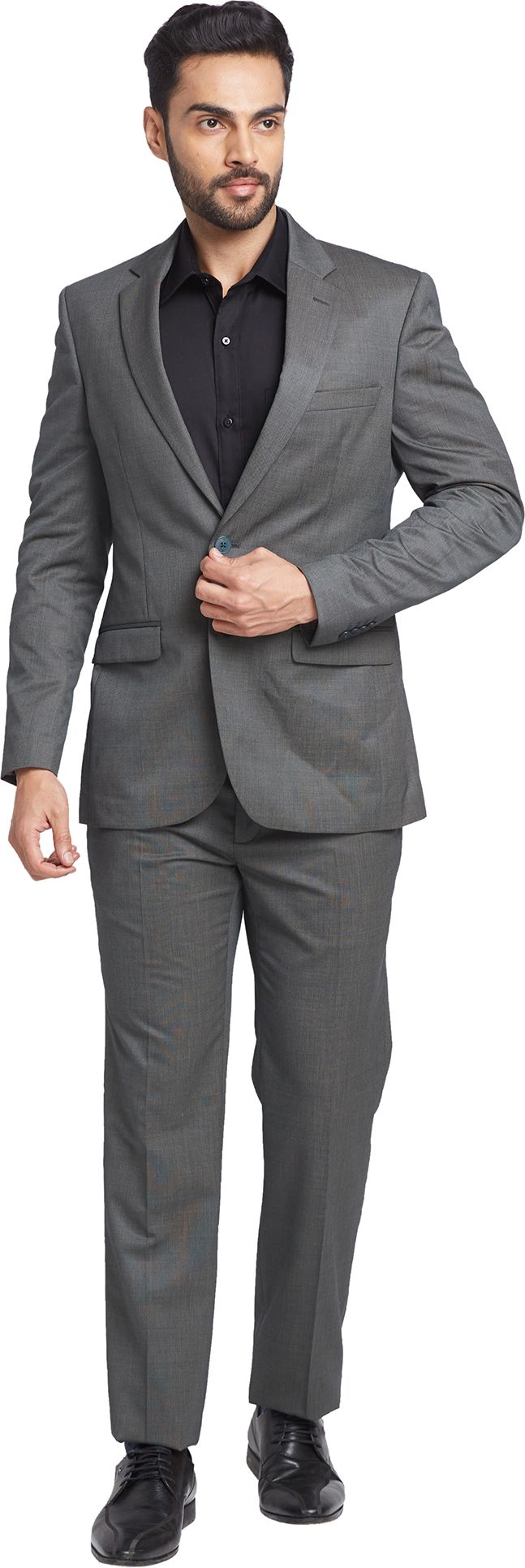 raymond Men 2 Piece Suit Solid Suit-picture-21