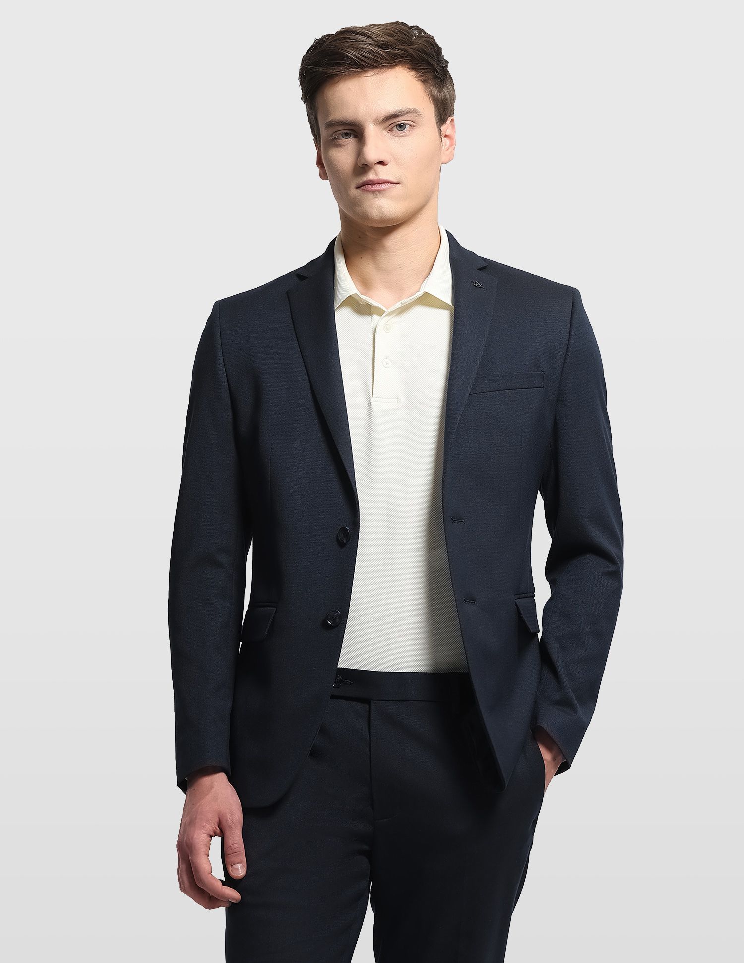 arrow Men Two Piece Self Design Suit-picture-34
