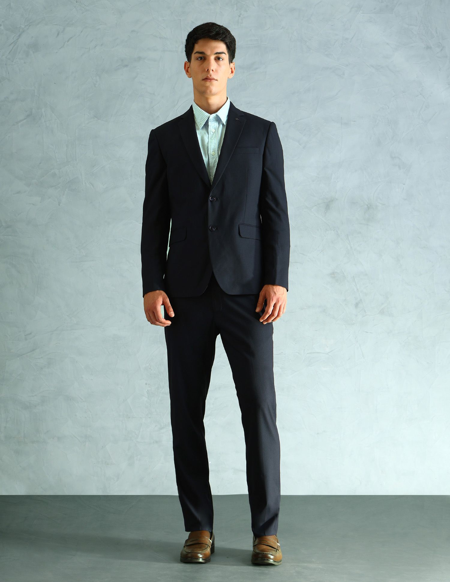 arrow Men 2-piece Solid Suit-picture-10