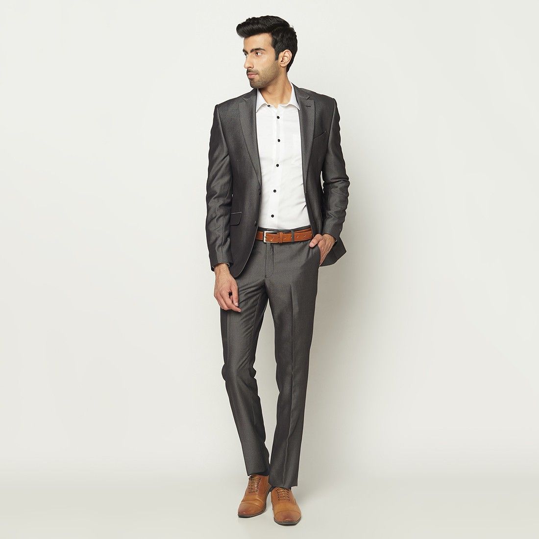 Men Suit Solid Suit-image-41