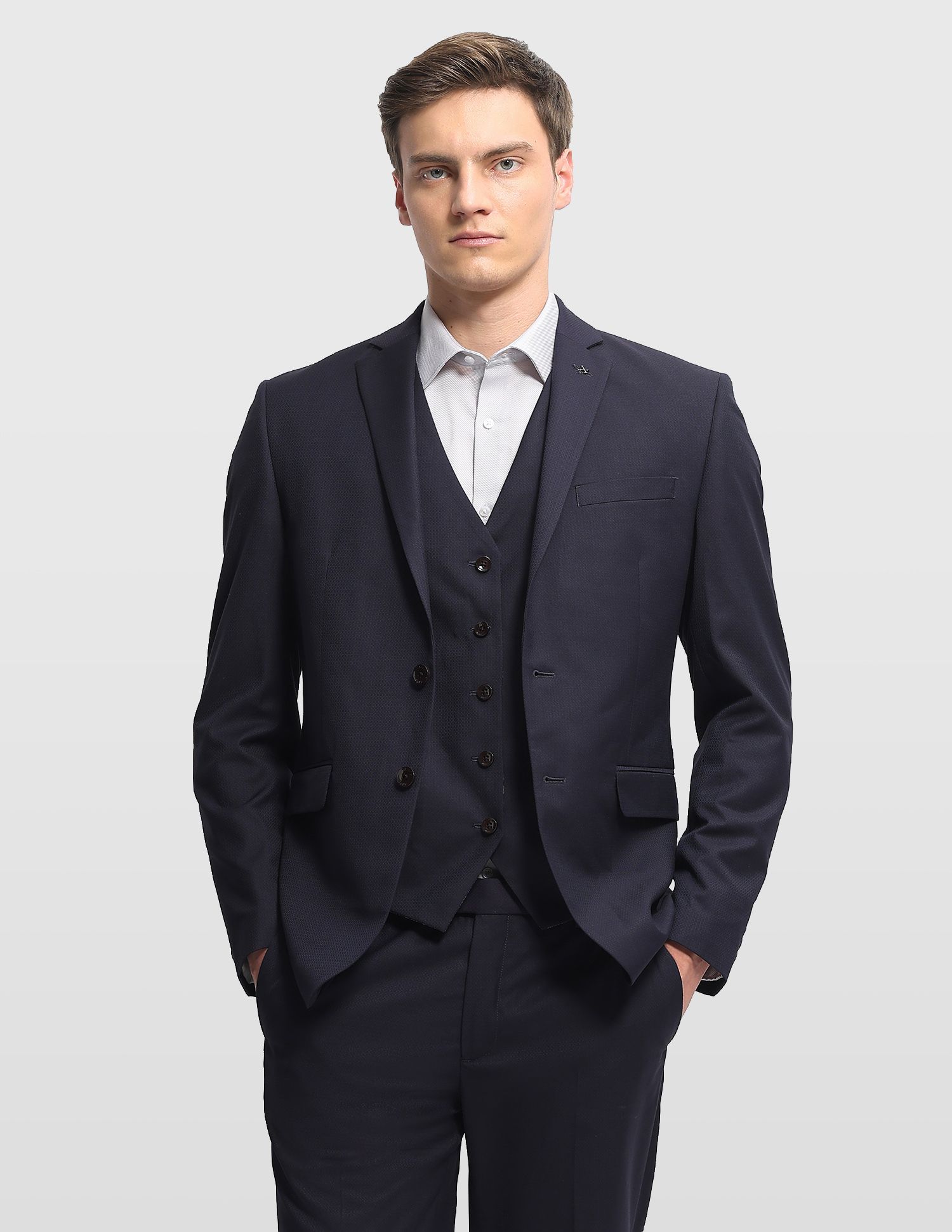 arrow Men Formal Wear Solid Suit-picture-19