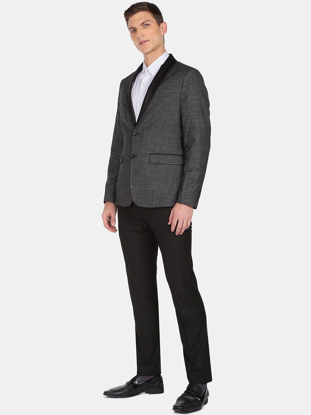 arrow Men Blazer and Trousers Solid Suit-picture-48
