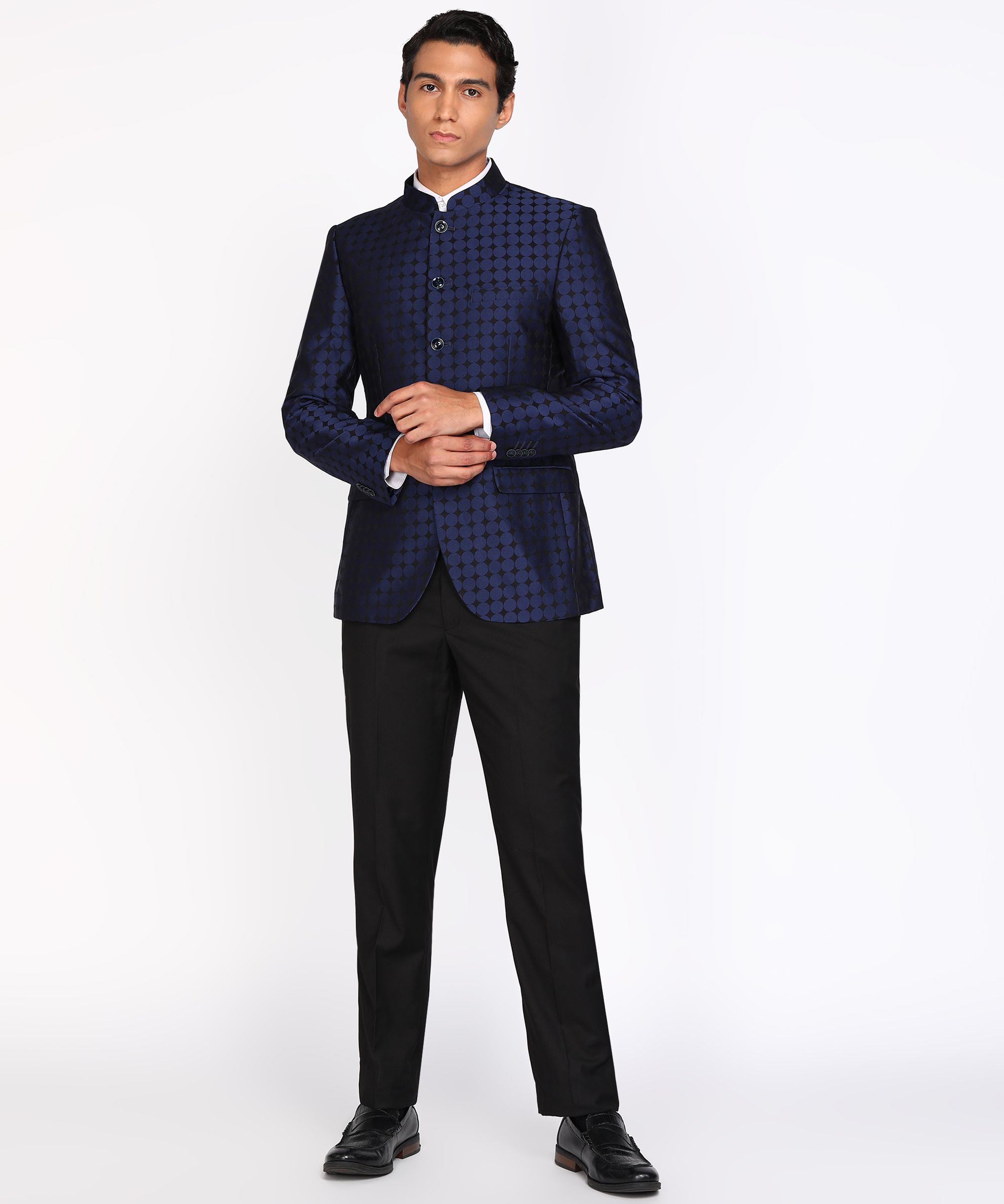 park avenue Men 2 PC Suit Printed Suit-picture-24