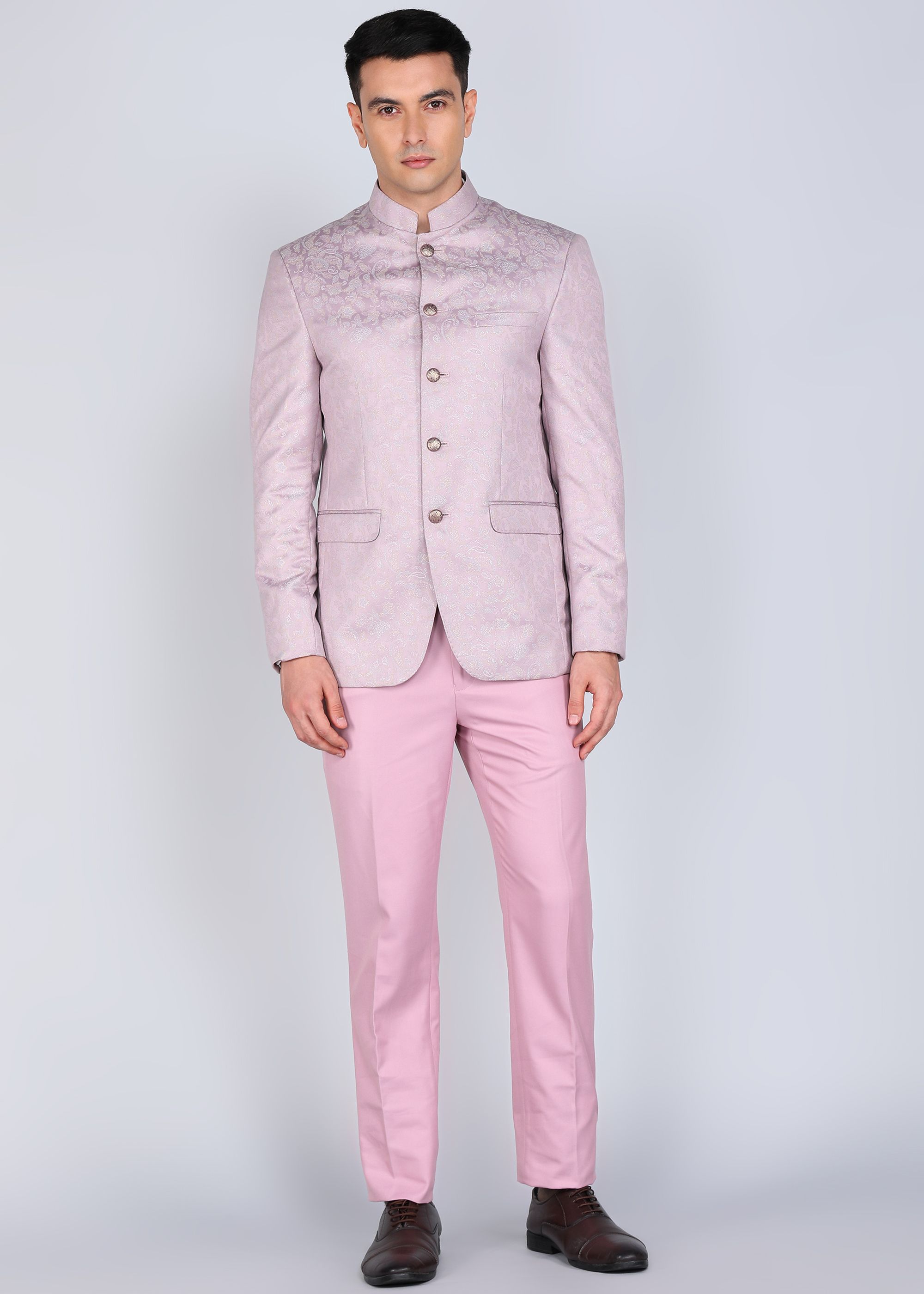 peter england Men Single Breasted Printed Suit-picture-42