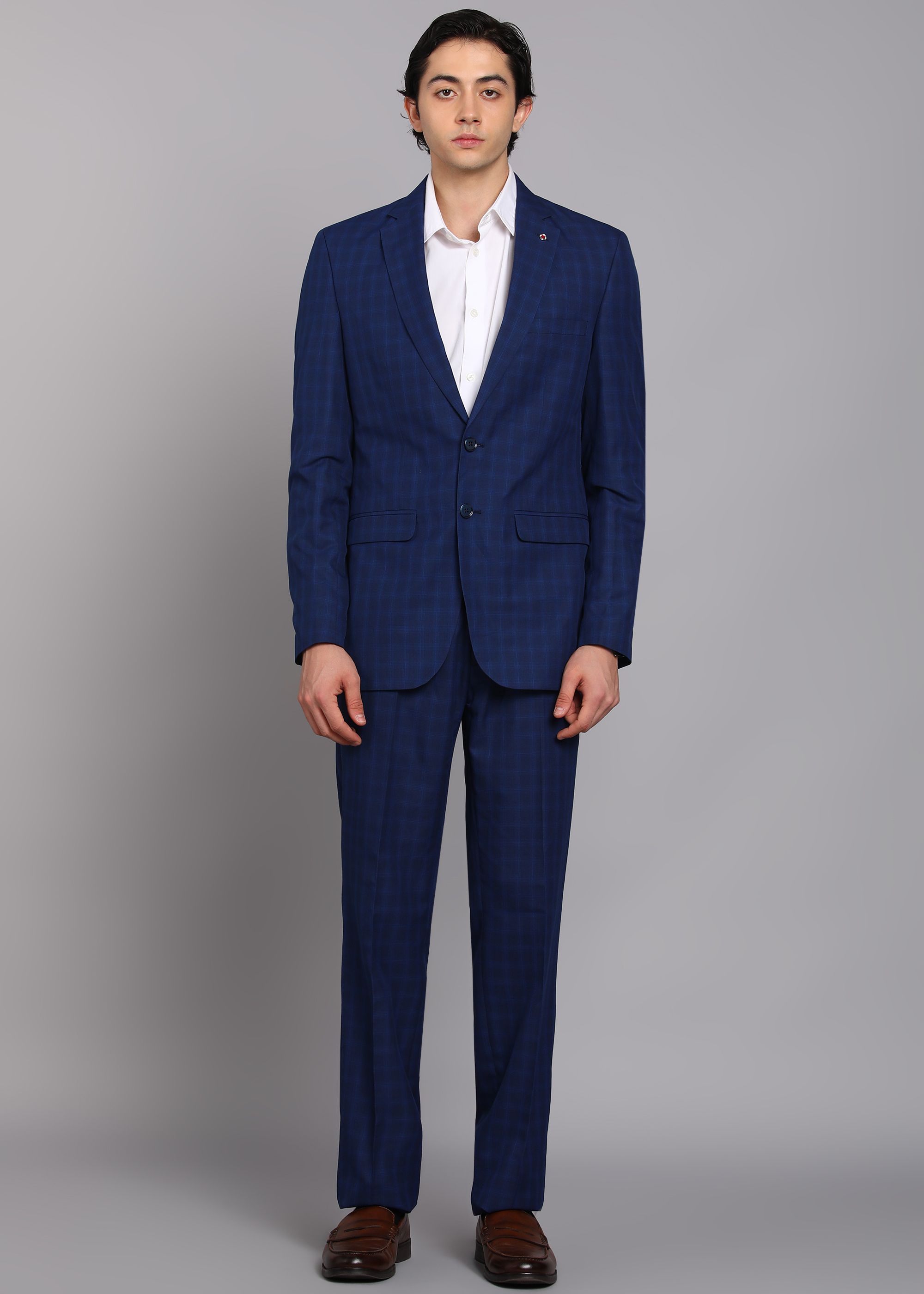 raymond Men 2 Piece Suit Checkered Suit-picture-45