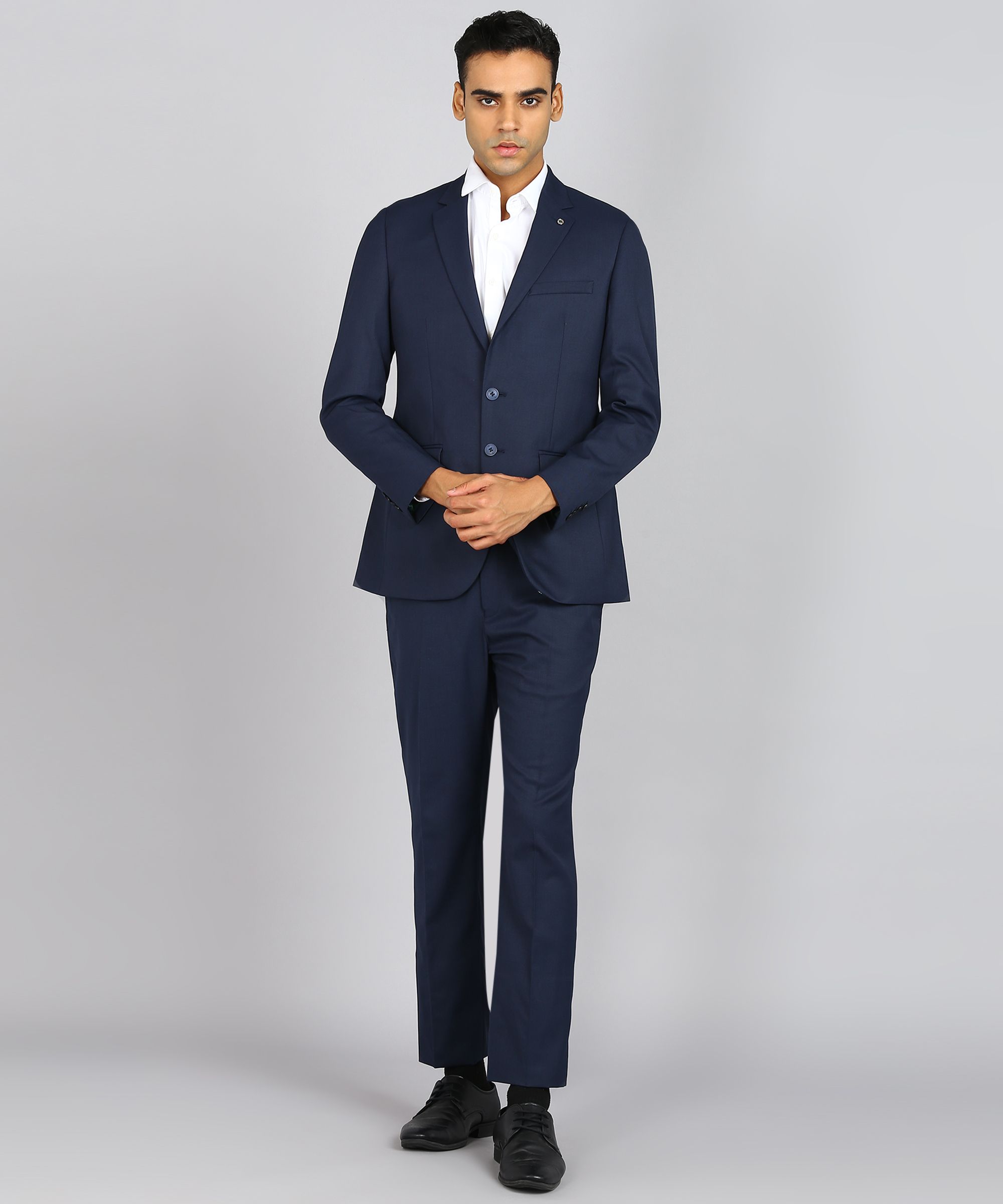 raymond Men 2 Piece Suit Solid Suit-picture-27