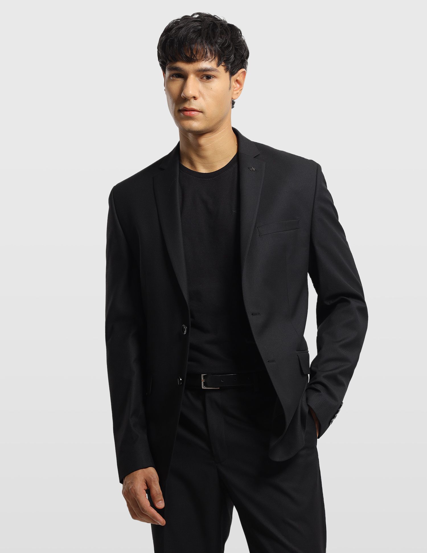 arrow Men Two Piece Self Design Suit-picture-34