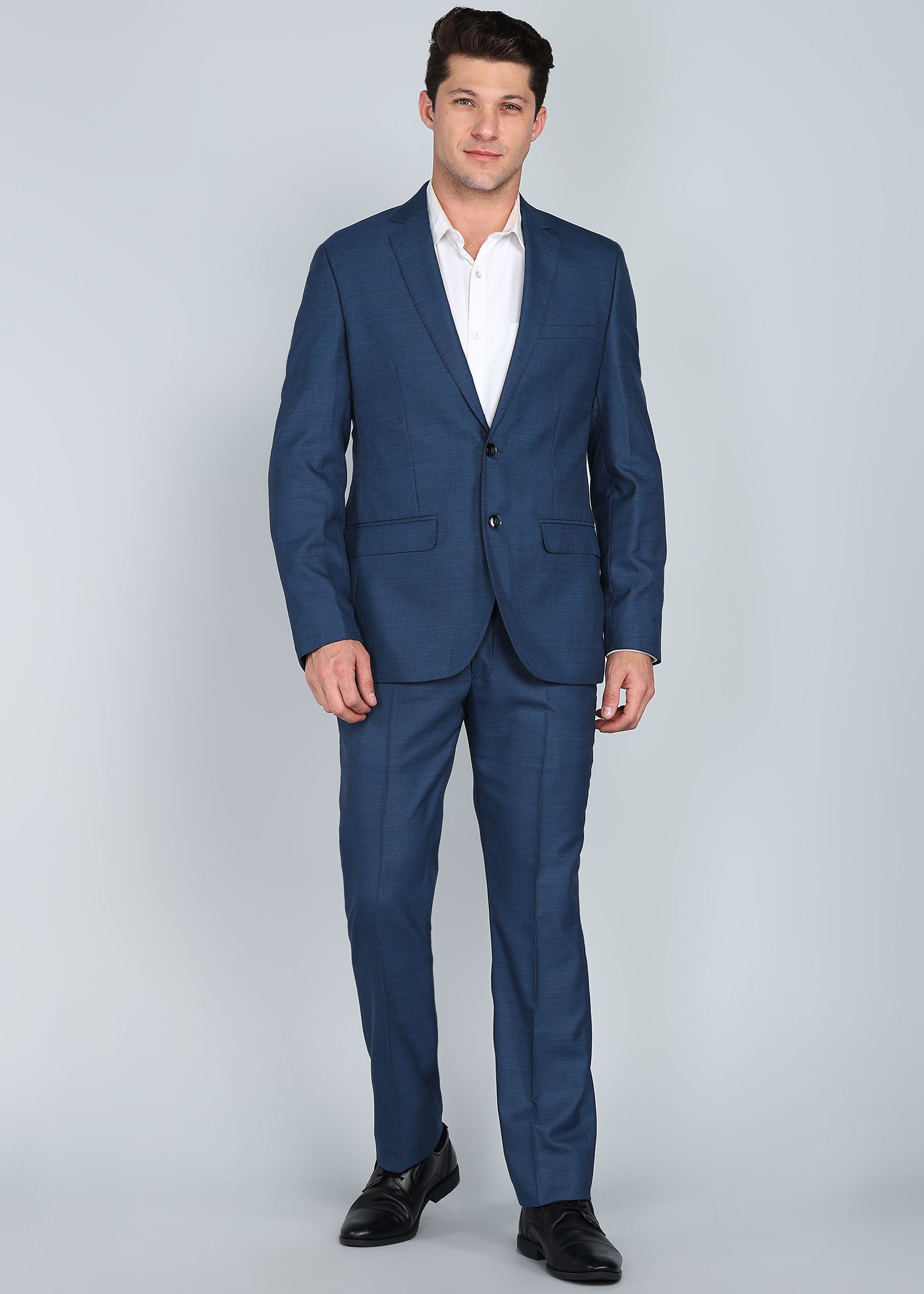 park avenue Men 2 PC Suit Self Design Suit-picture-22