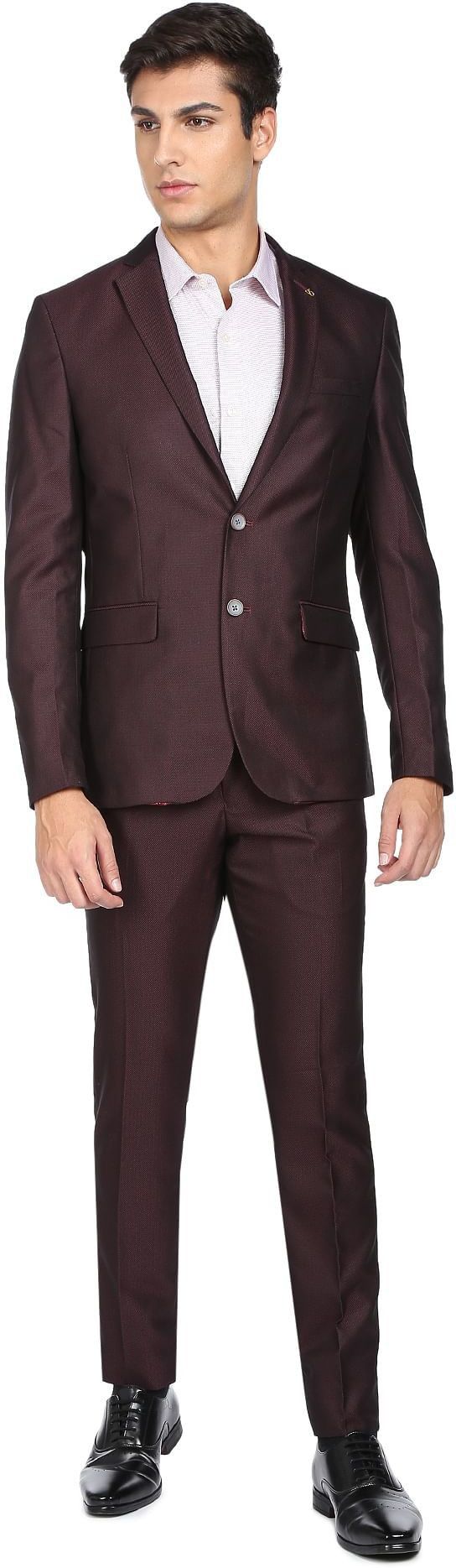 ad by arvind Men Ceremony Suit Solid Suit-picture-24