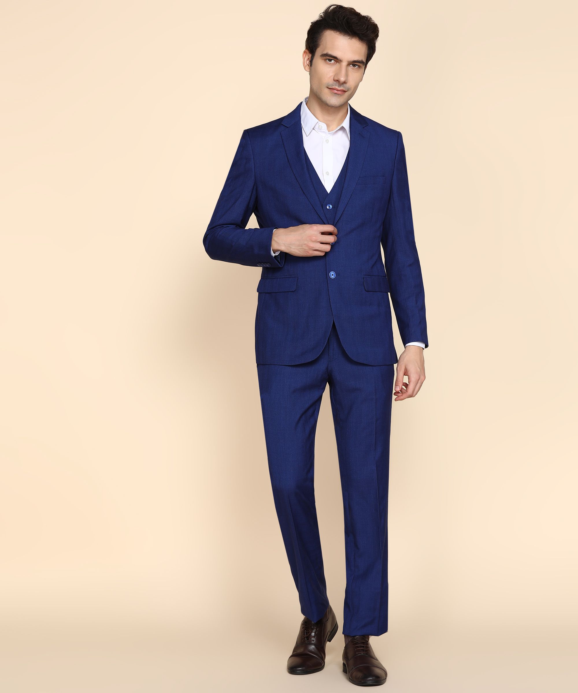 raymond Men 3 PC Suit Checkered Suit-picture-24