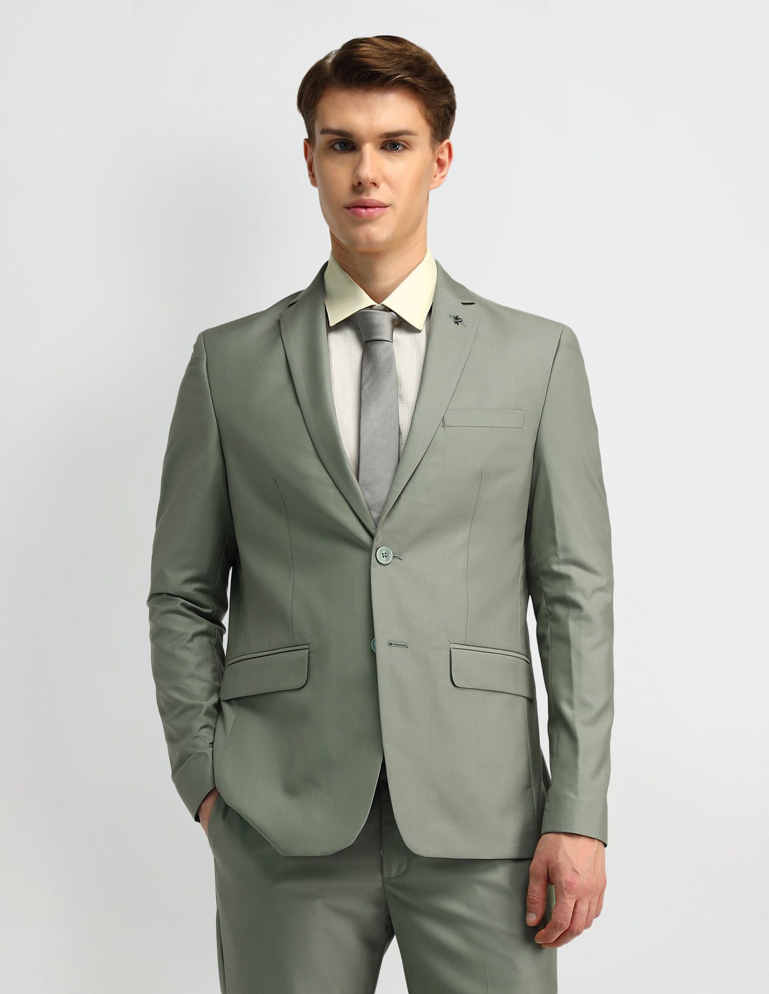arrow Men 2-piece Solid Suit-picture-17