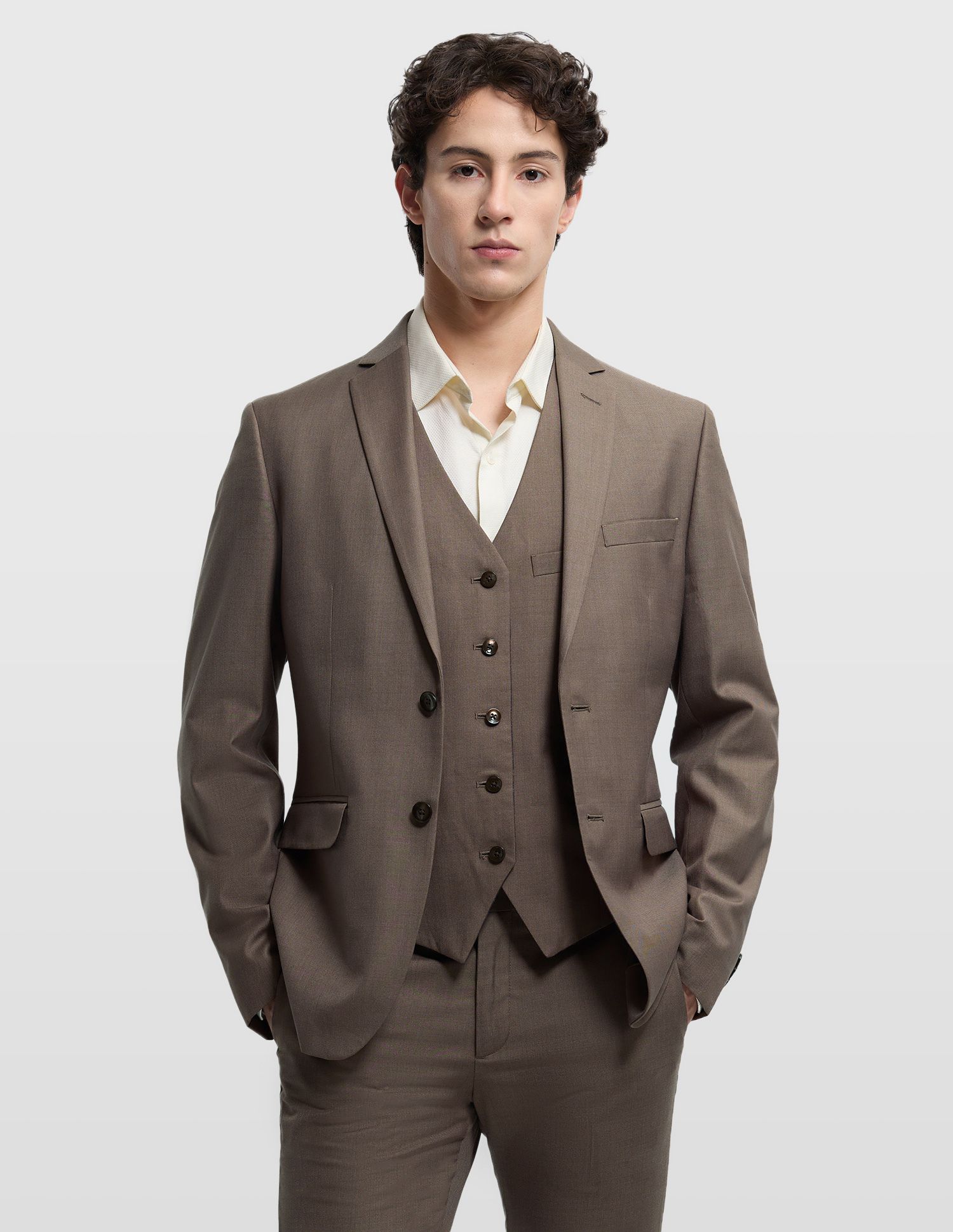 arrow Men Formal Wear Self Design Suit-picture-44