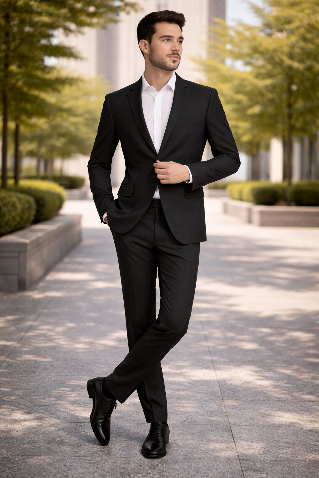 denigma Men Suit Solid Suit-picture-41