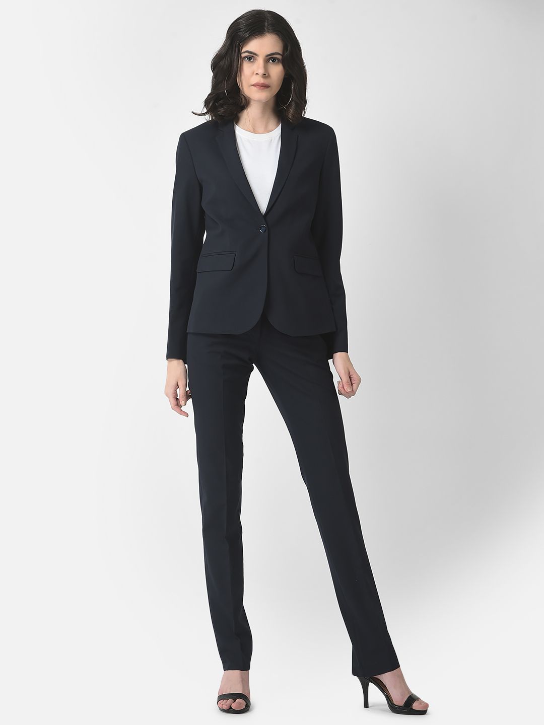 Women 2 Piece Suit Solid Suit