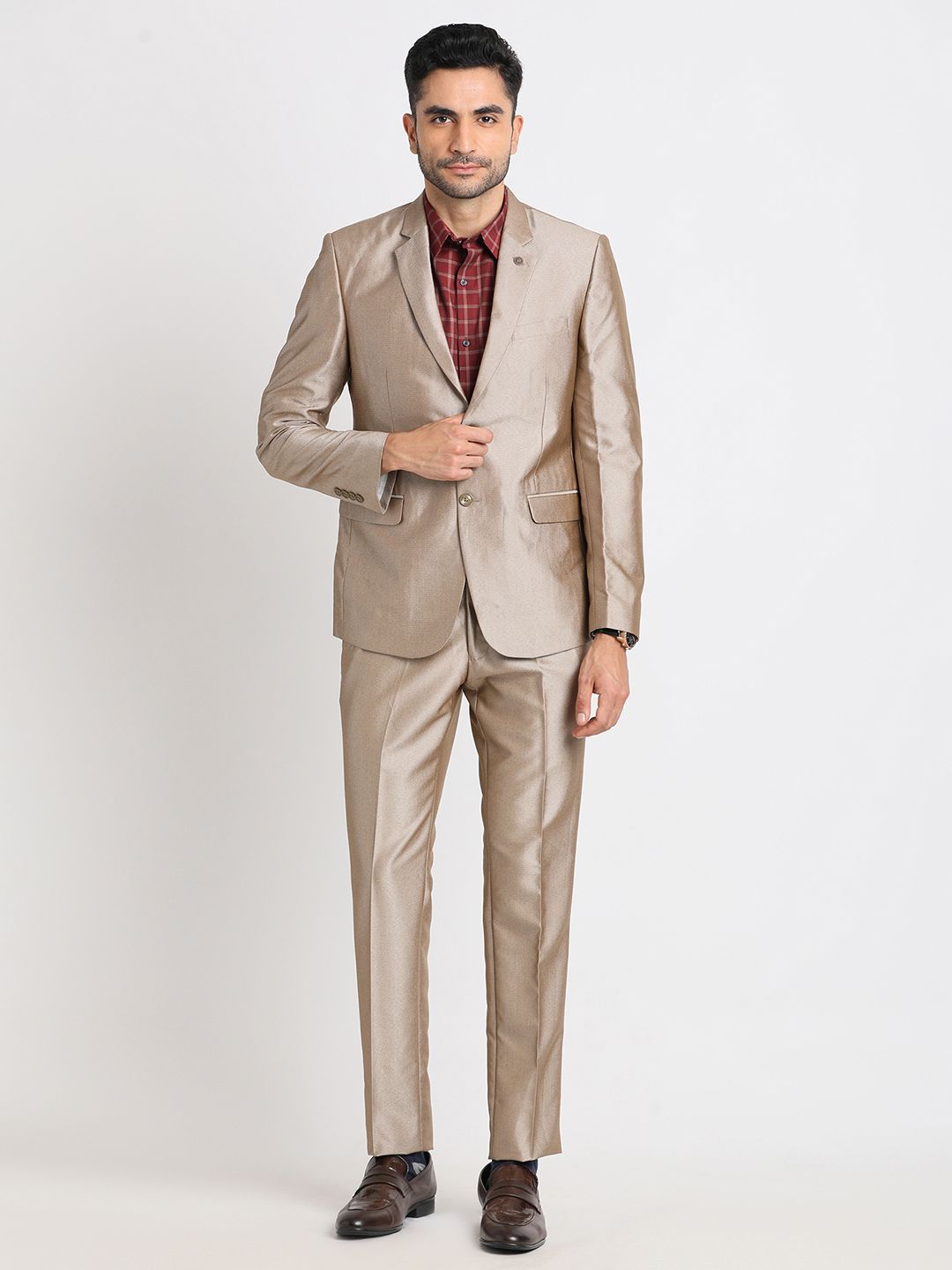 turtle Men 2 Piece Suit Self Design Suit-picture-18