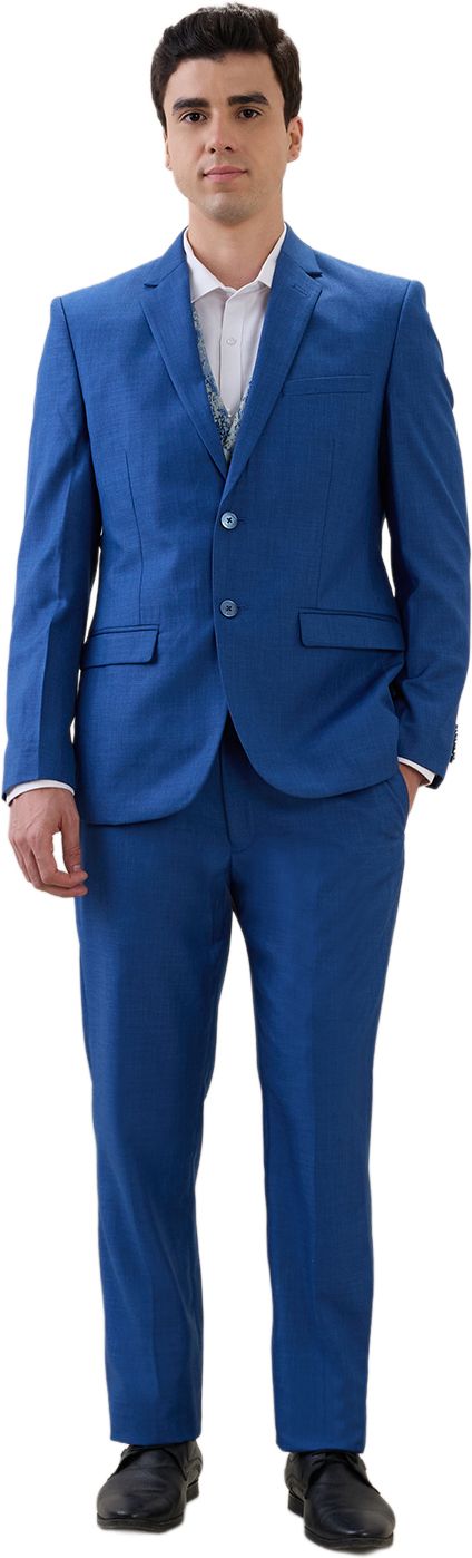 park avenue Men Suit Solid Suit-picture-32