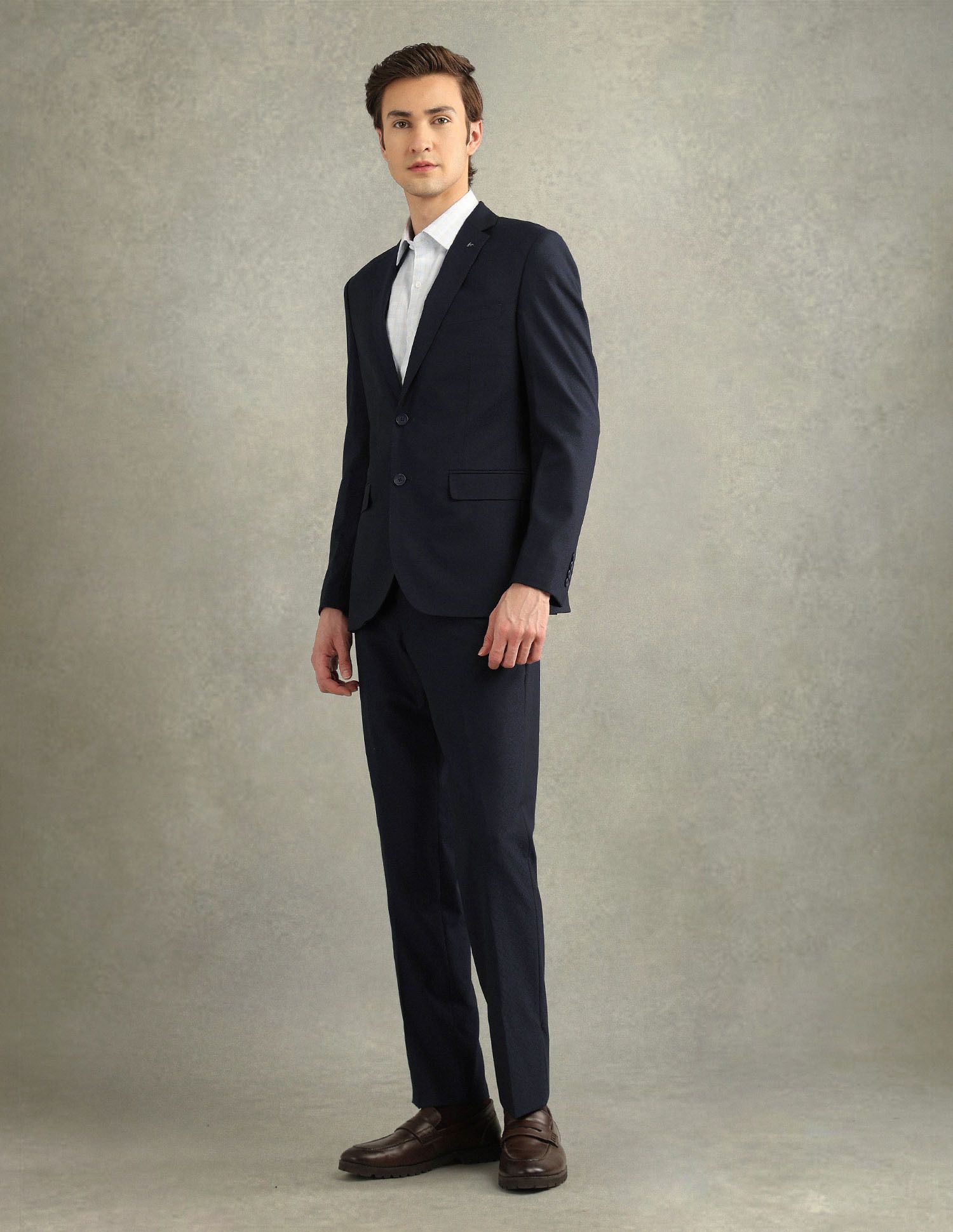 arrow Men 2-piece Self Design Suit-picture-31