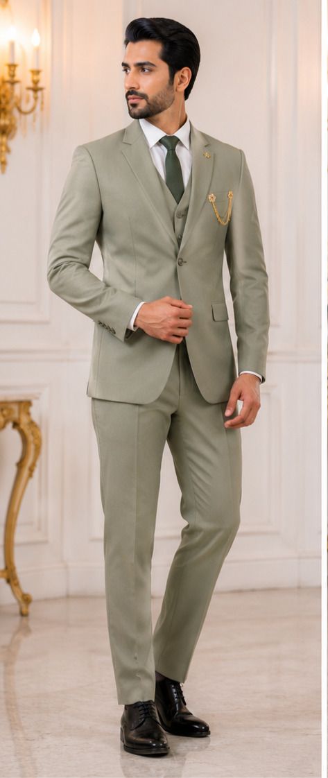 chanderivastra Men Slim fit Solid Suit-picture-37