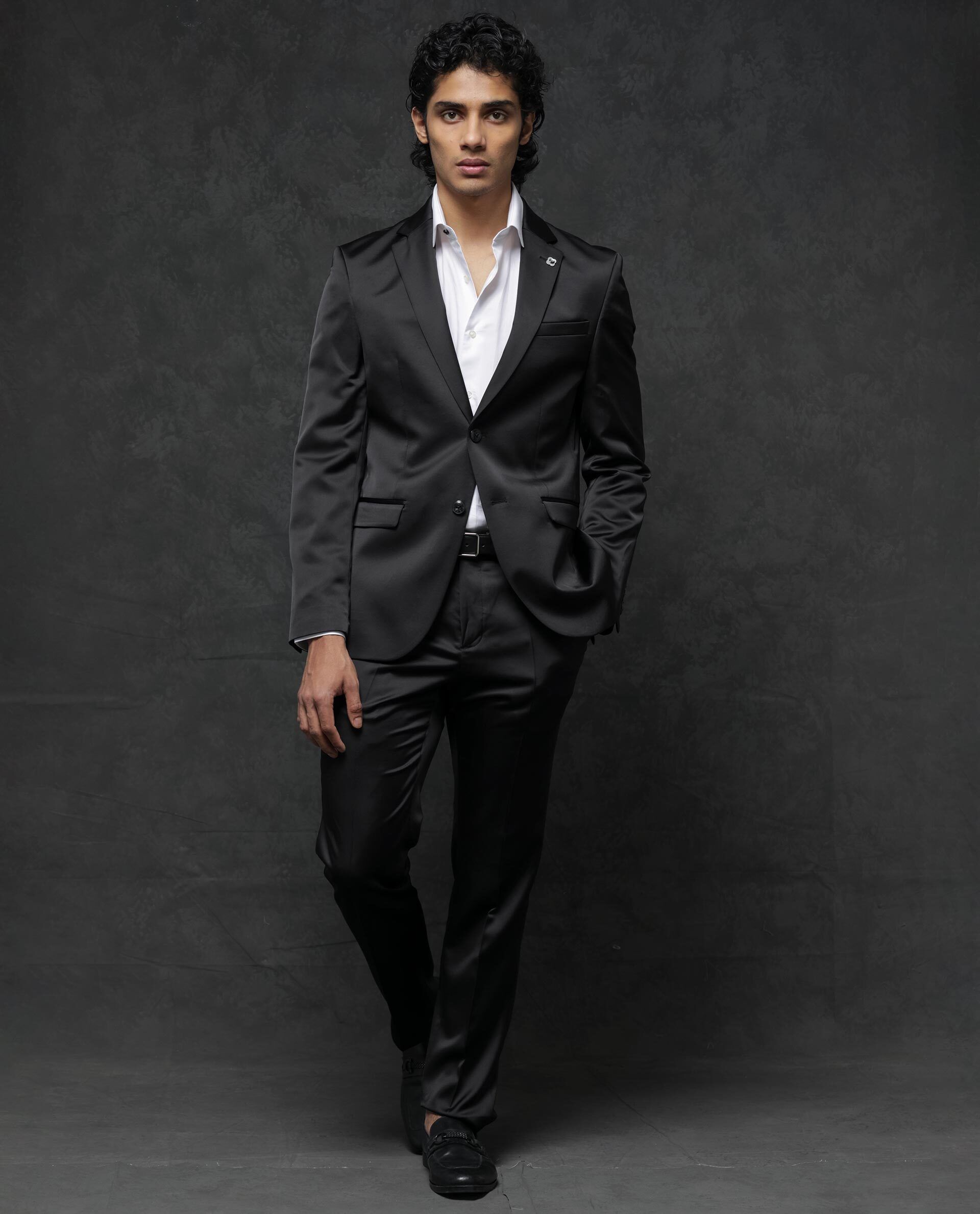 rare rabbit Men Suits Solid Suit-picture-48