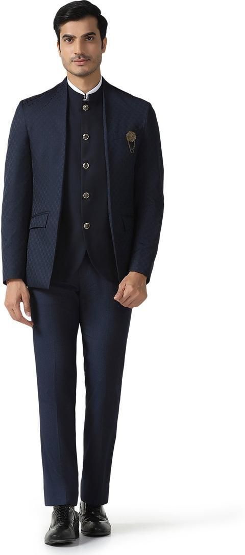 Men Ankle Length Self Design Suit-image-46