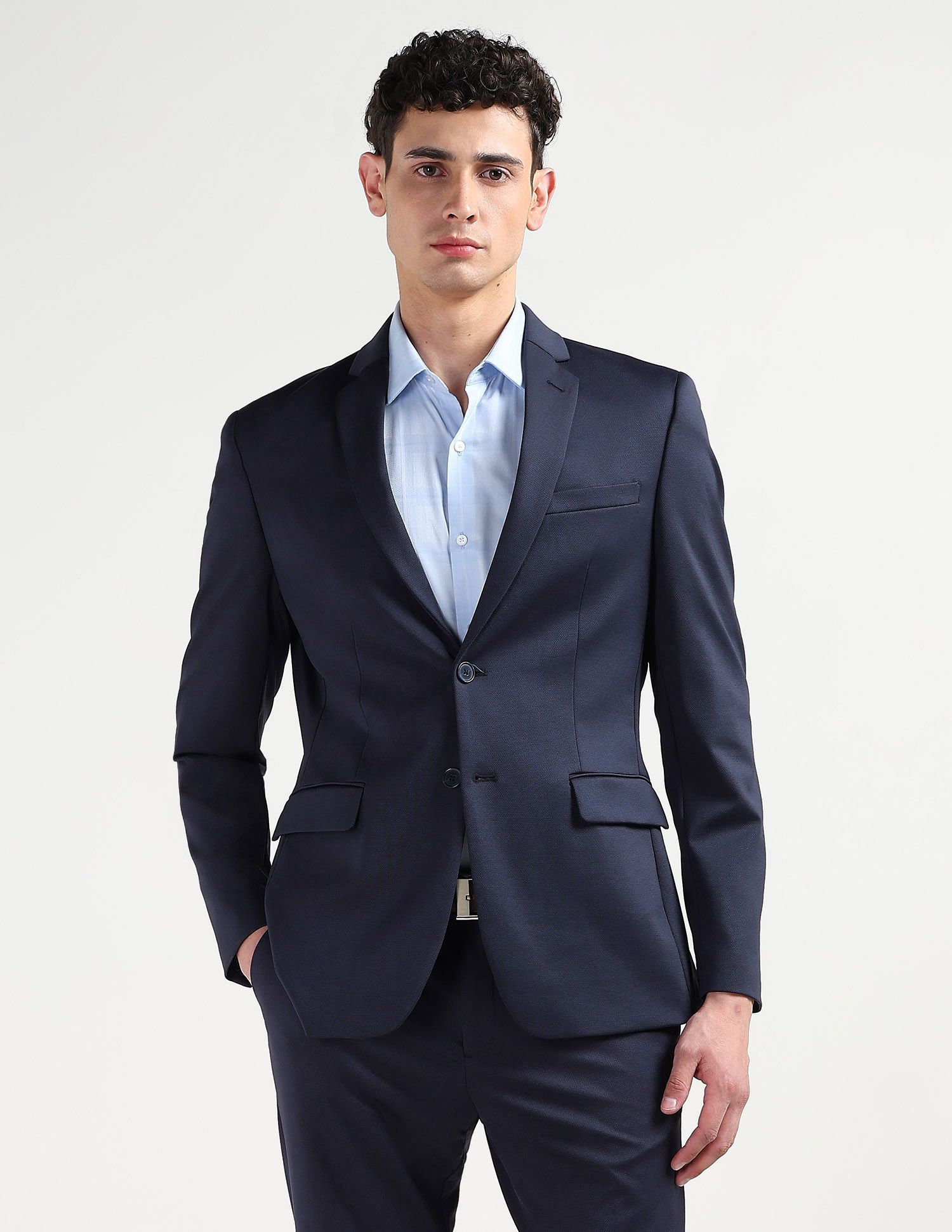 arrow Men 2-piece Self Design Suit-picture-41