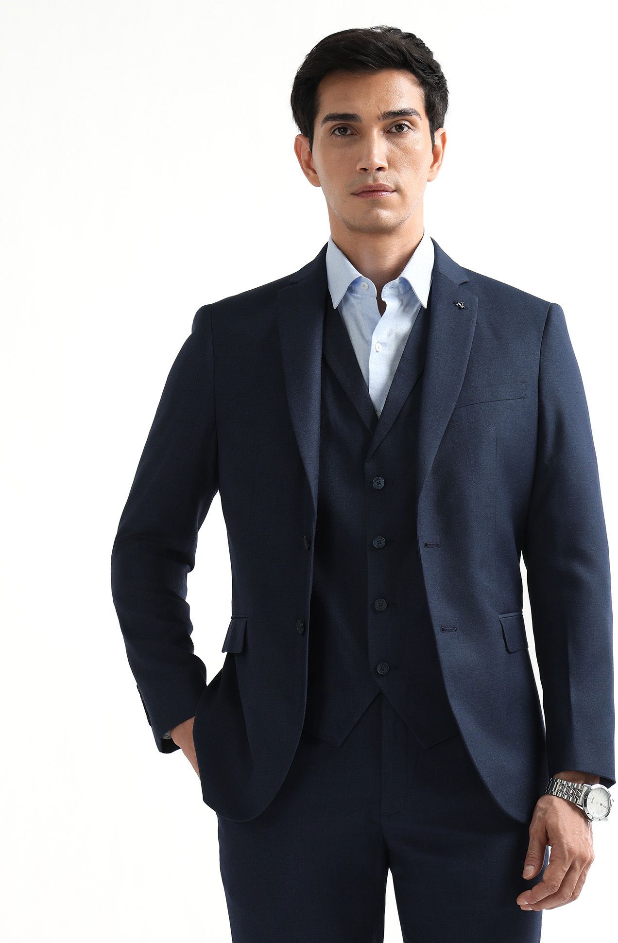 Men Formal Wear Solid Suit-image-38