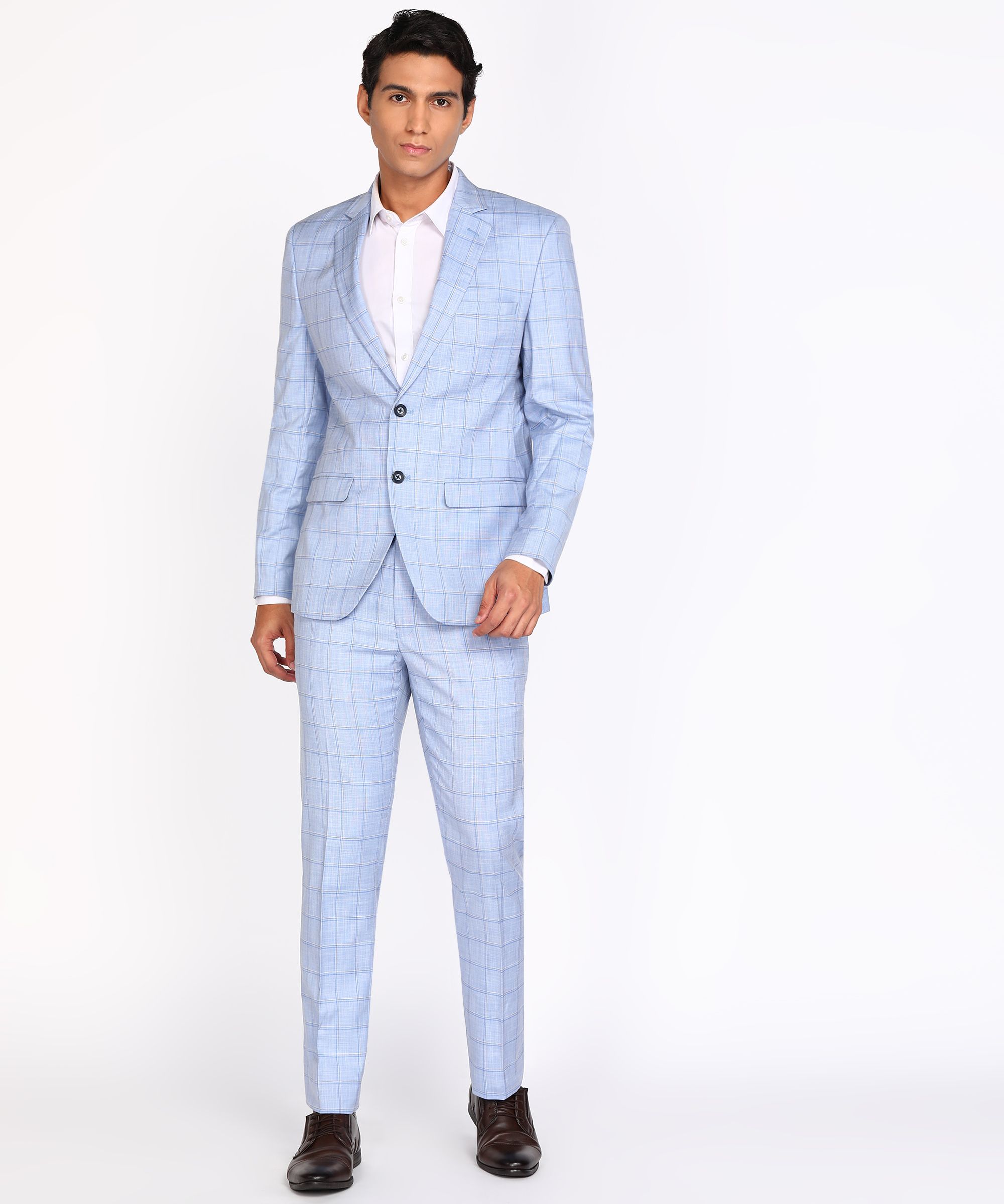 park avenue Men 2 PC Suit Solid Suit-picture-19
