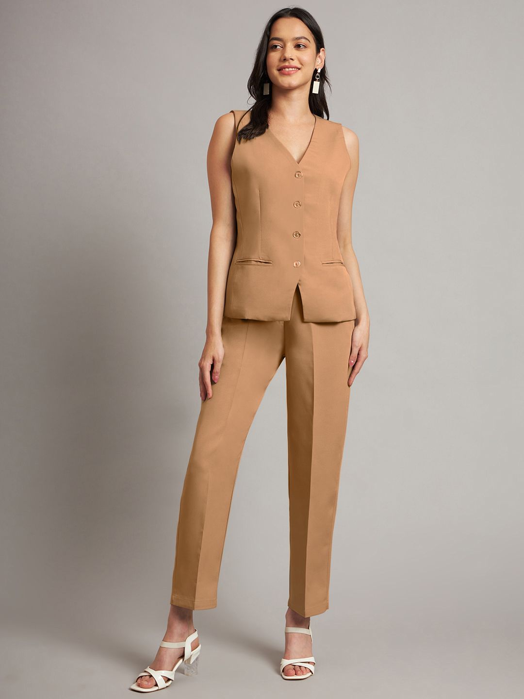 Women Suit Solid Suit-image-34