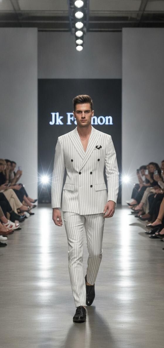 jkfashionc Men 2pcs Solid Suit-picture-29