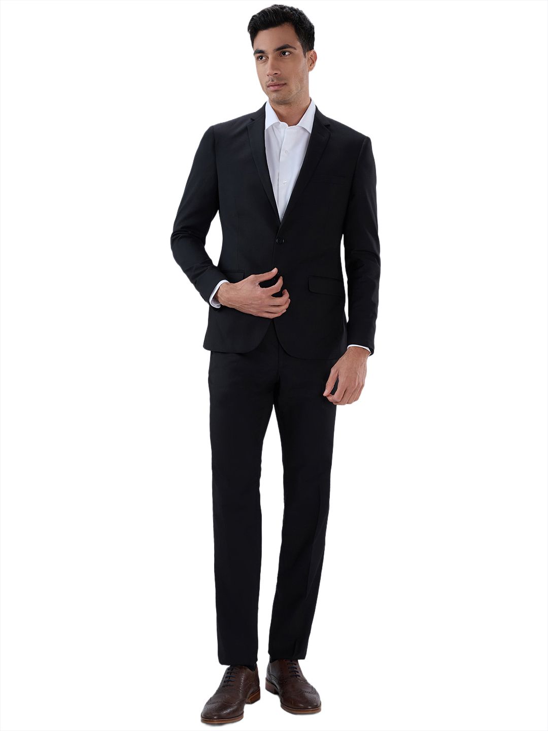 raymond Men 2 PC Suit Solid Suit-picture-15