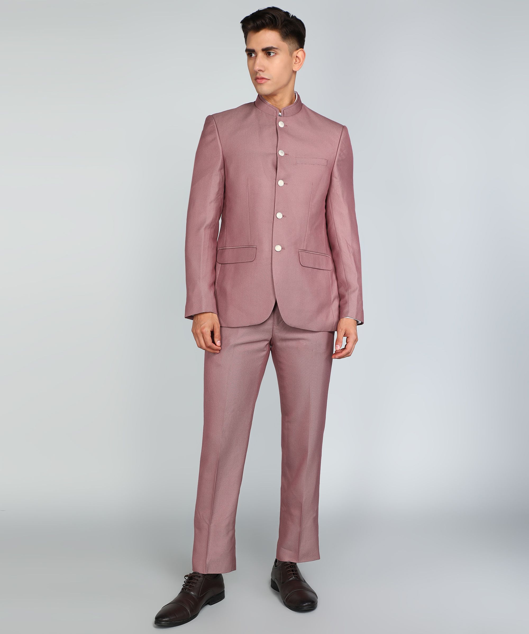 raymond Men 2 PC Suit Self Design Suit-picture-14
