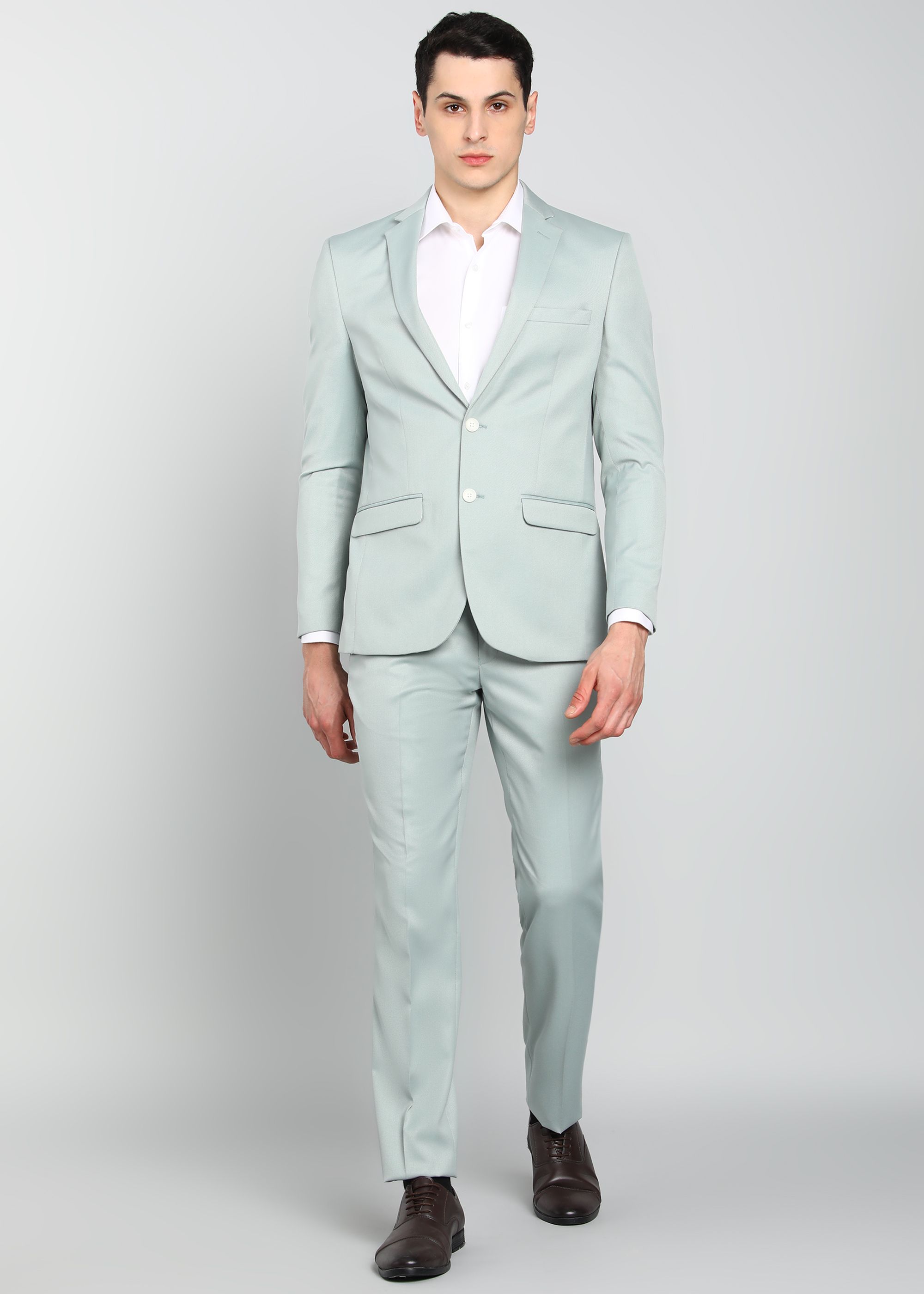 park avenue Men 2 Piece Suit Self Design Suit-picture-16