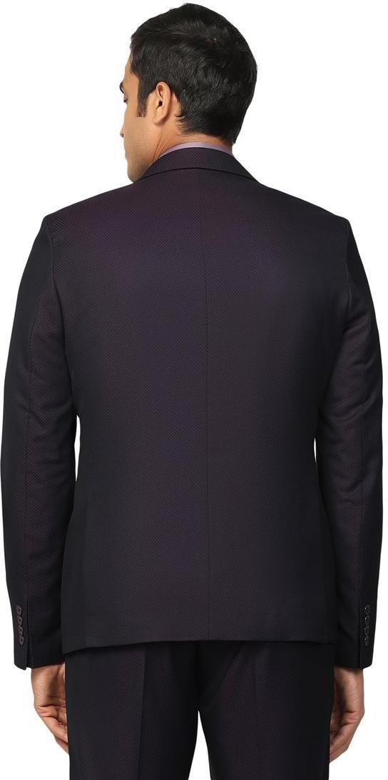 blackberrys Men Fitted Self Design Suit-picture-28